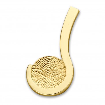 pendant, anhø¤nger, hanger, fingerprint, fingerabdrø¼ck, vingeradruk, loving, gold, goud, yellow,