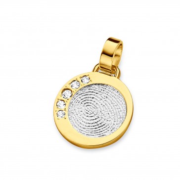 Dazzling zirconia hvidguld/guld