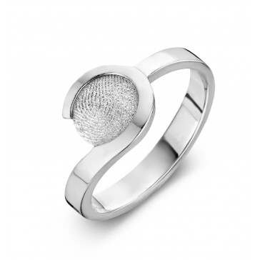 ring, fingerprint, fingerabdrück, vingeradruk, allure, gold, goud, white, wit,