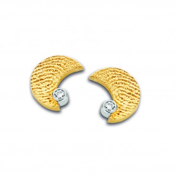 Moon zirconia guld